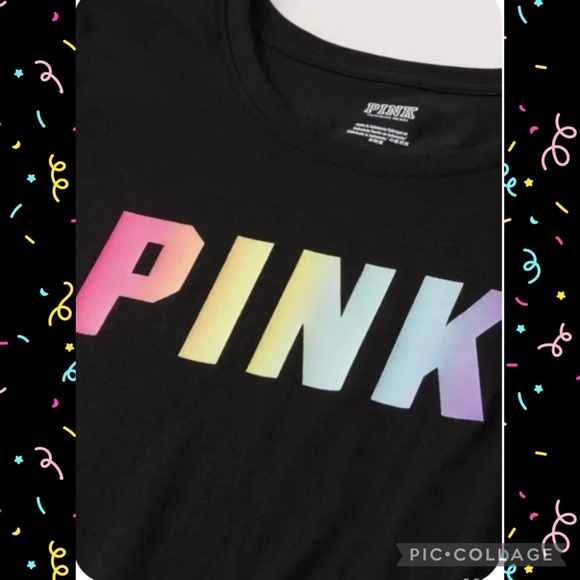 Victoria's Secret PINK rainbow outfit! tee and
ultimate leggings size xl NWT VS - Picture 7 of 10